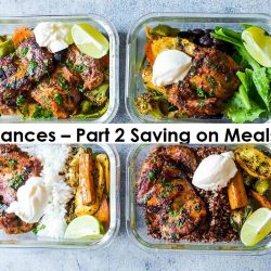 Finances &ndash; Part 2 Saving on Meals